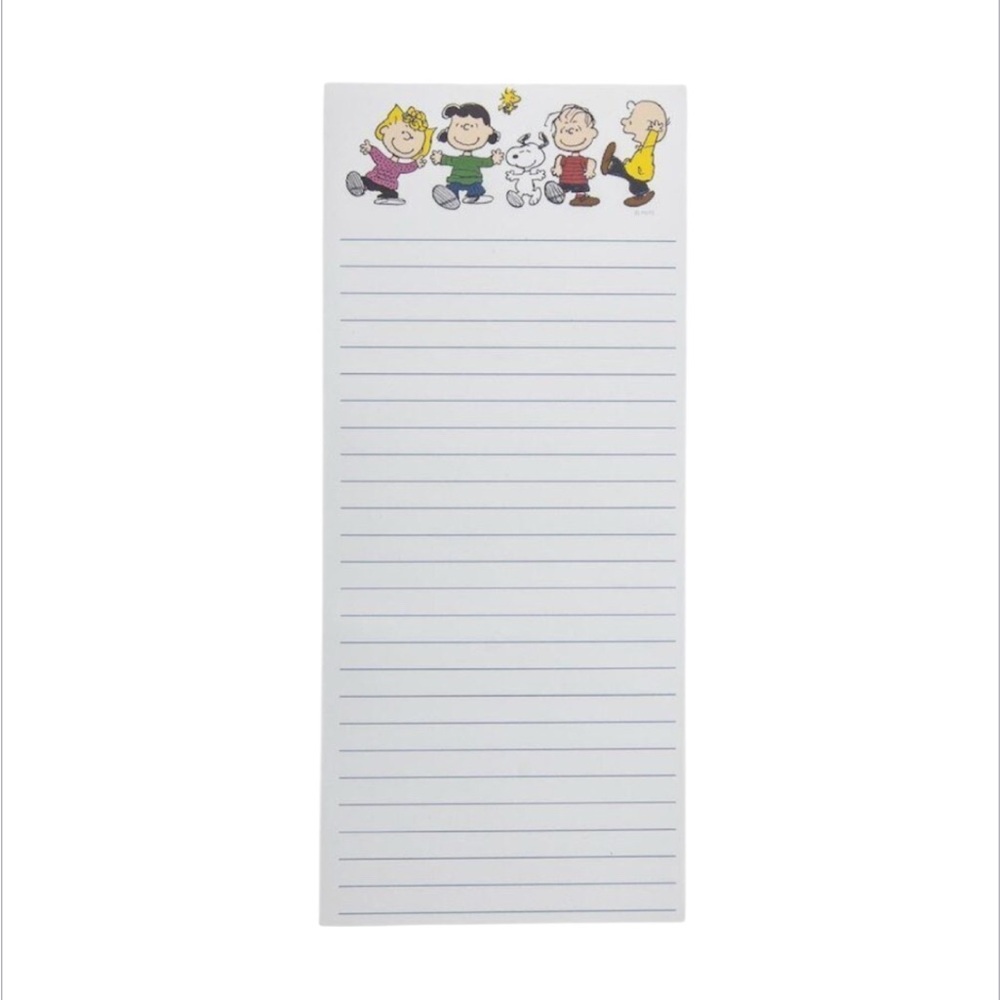 🆕 Graphique Peanuts Crew Magnetic Notepad
